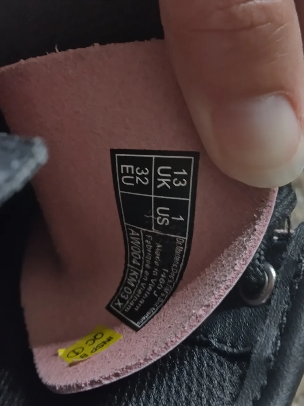 Dr. Martens 1460 Pascal Patent Leather Boot in Pink